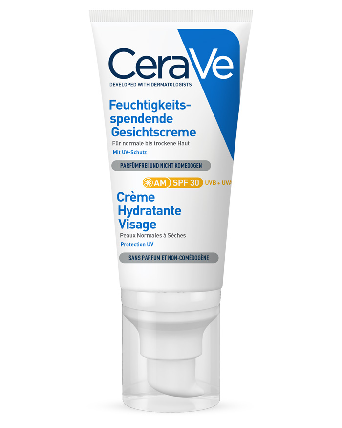 Cerave Feuchtigkeitsspendende Gesichtscreme Mit Lsf 50 Feuchtigkeitsspendende Gesichtscreme mit LSF 50 | CeraVe