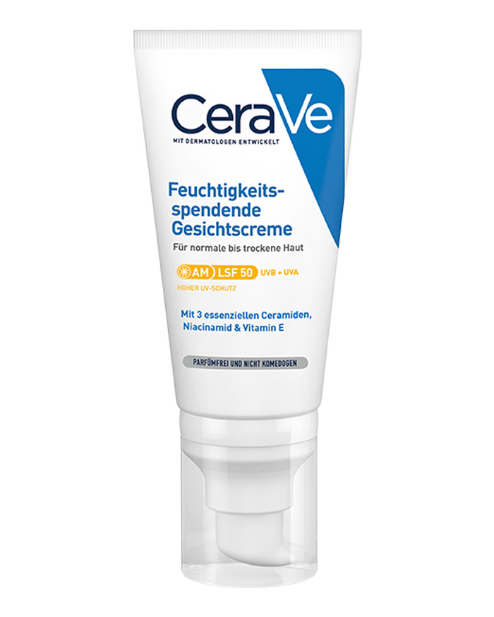 Cerave Feuchtigkeitsspendende Gesichtscreme Mit Lsf 50 Feuchtigkeitsspendende Gesichtscreme mit LSF 50 | CeraVe